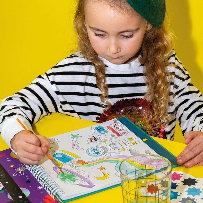 Kosmos Kolorowanka Maluj po  Numerach z Farbkami