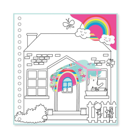 Tęczowe Wróżki Magiczna Kolorowanka Wodna z Zadani