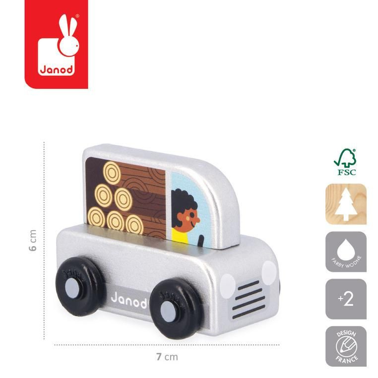 Janod Pojazd Samochód terenowy Pick-up Wieś Cross Roads 12m+