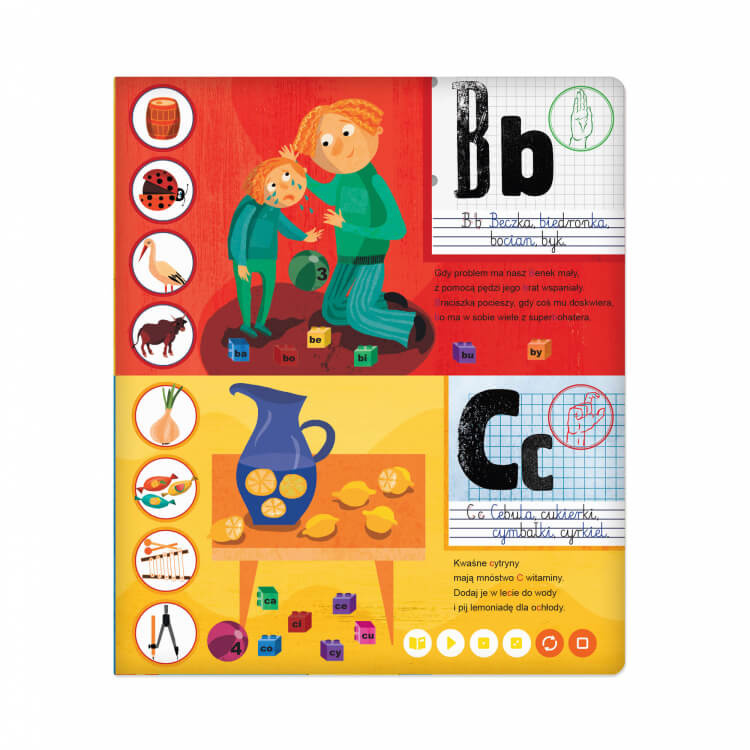 Książka Moje pierwsze literki - Czytaj z Albikiem