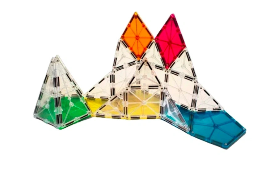 MAGNA-TILES® Zestaw do rozbudowy Polygons 8 el. 