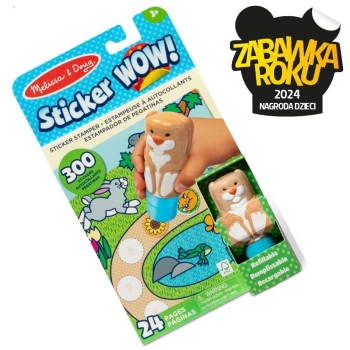 Sticker WOW Króliczek