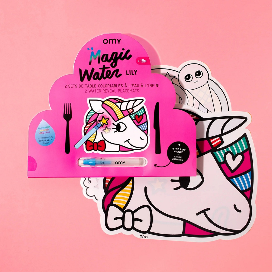 JEDNOROŻCE- PODKŁADKI DO KOLOROWANIA NA STÓŁ