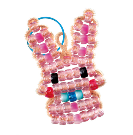 Zabawne zawieszki z koralików - Królik