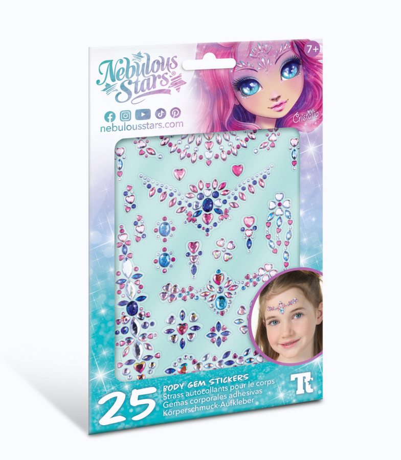 Kryształowe tatuaże samoprzylepne,