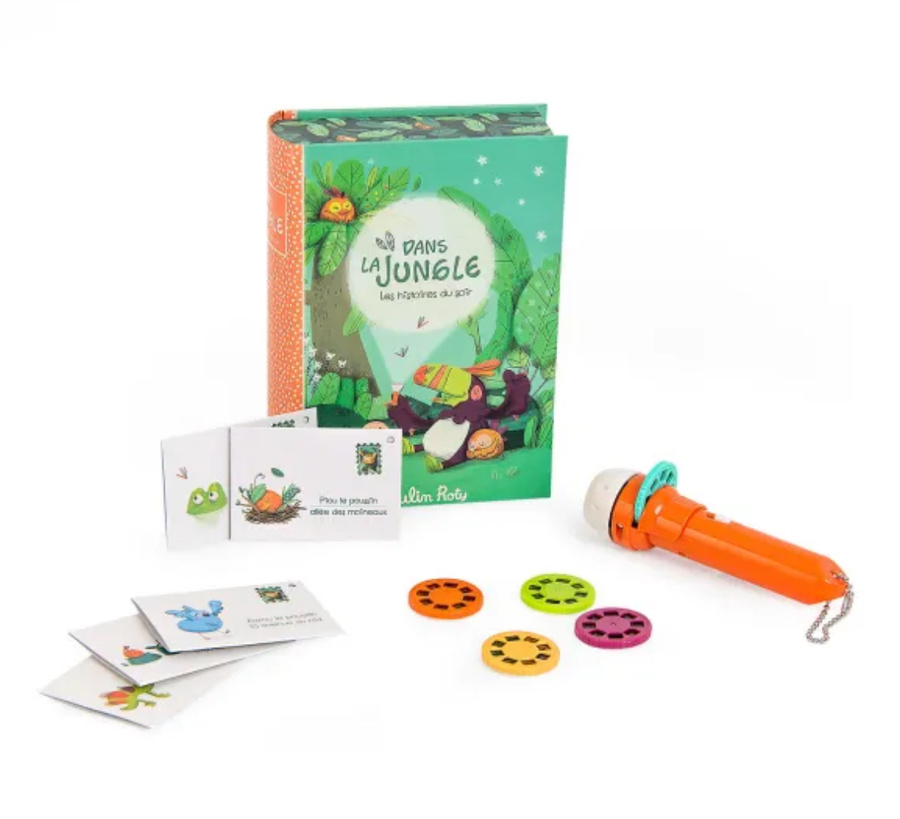 Opowieści z książki lampka projektor