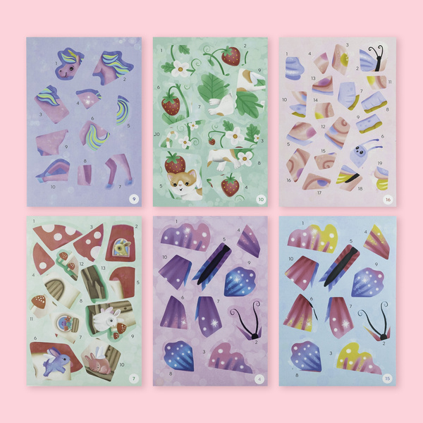 Tiger Tribe Wyklejanie po Numerach - Magiczny Ogród