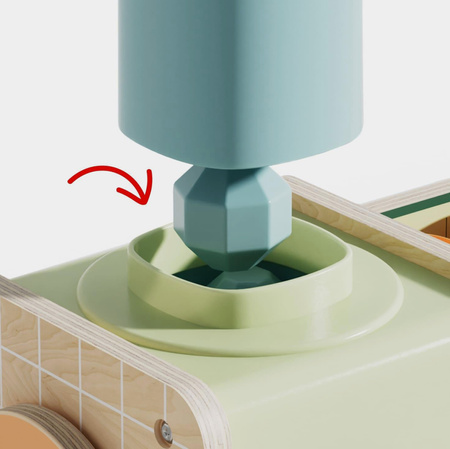 Zabawka edukacyjna duża lodziarnia 36m+, Topbright