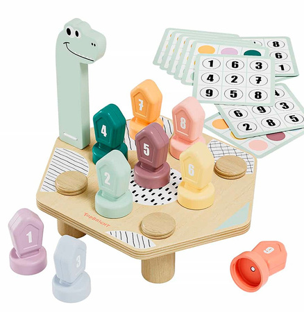 Gra do nauki kolorów i liczb Dino 36m+, Topbright