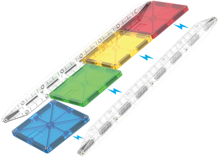 MAGNA-TILES® Klocki Magnetyczne Rail Racers 33 el.