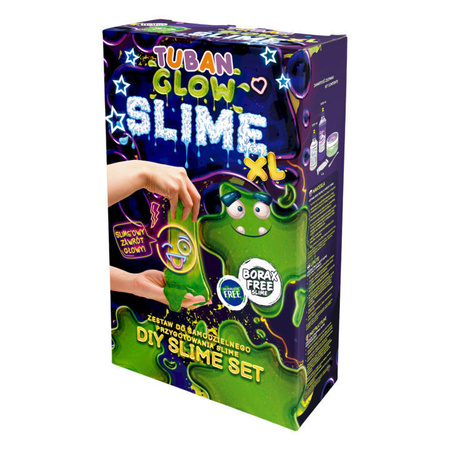 SLIME_ZESTAW DIY ŚWIECĄCY W CIEMNOŚCI XL