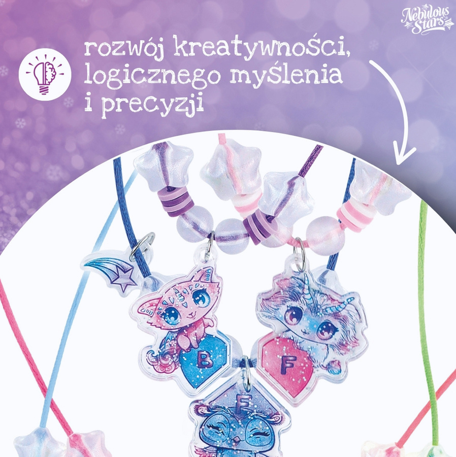 Kreatywny zestaw do tworzenia naszyjników przyjaźni 7+, Nebulous Stars