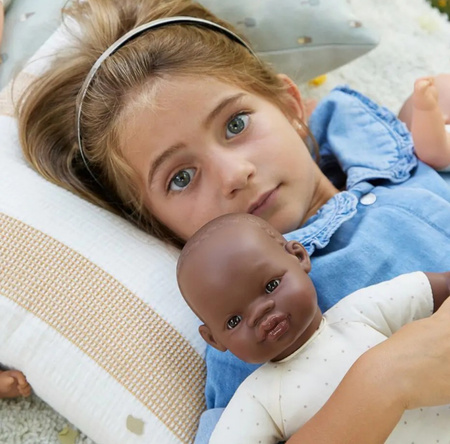 Lalka z miękkim brzuchem Rasa Europejska 32cm