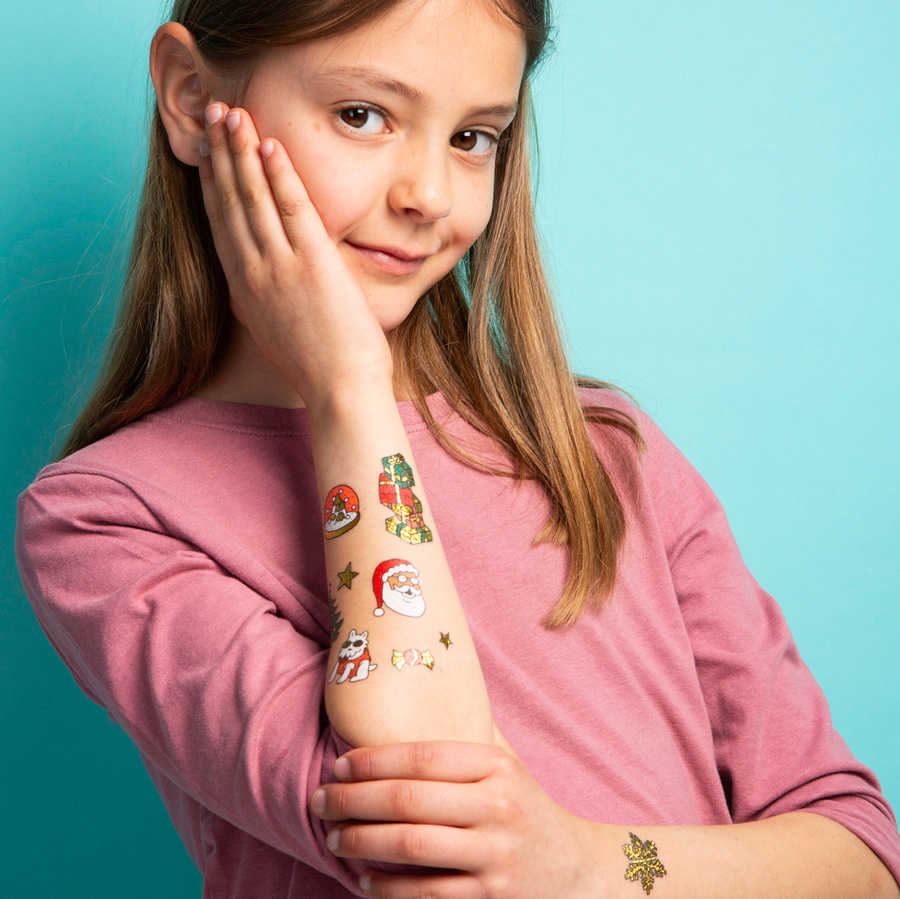TATUAŻE DLA DZIECI 50 SZTUK - CHRISTMAS EDITION