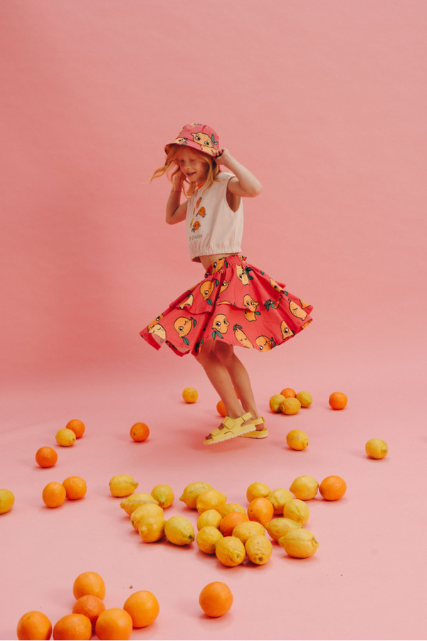 37 LEMON ECRU / L CROP TOP - 110-116