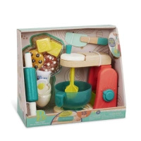 Mini Chef – Mix & Bake Playset – drewniany MIKSER z akcesoriami i składnikami do pieczenia ciast