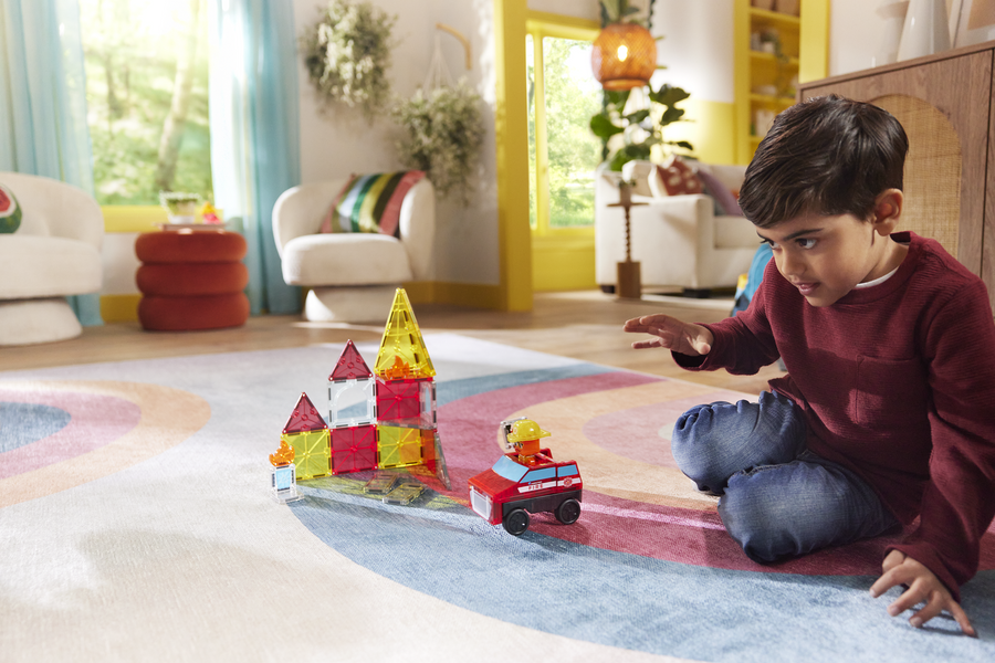 MAGNA-TILES® Klocki Magnetyczne Straż Pożarna 27 el.