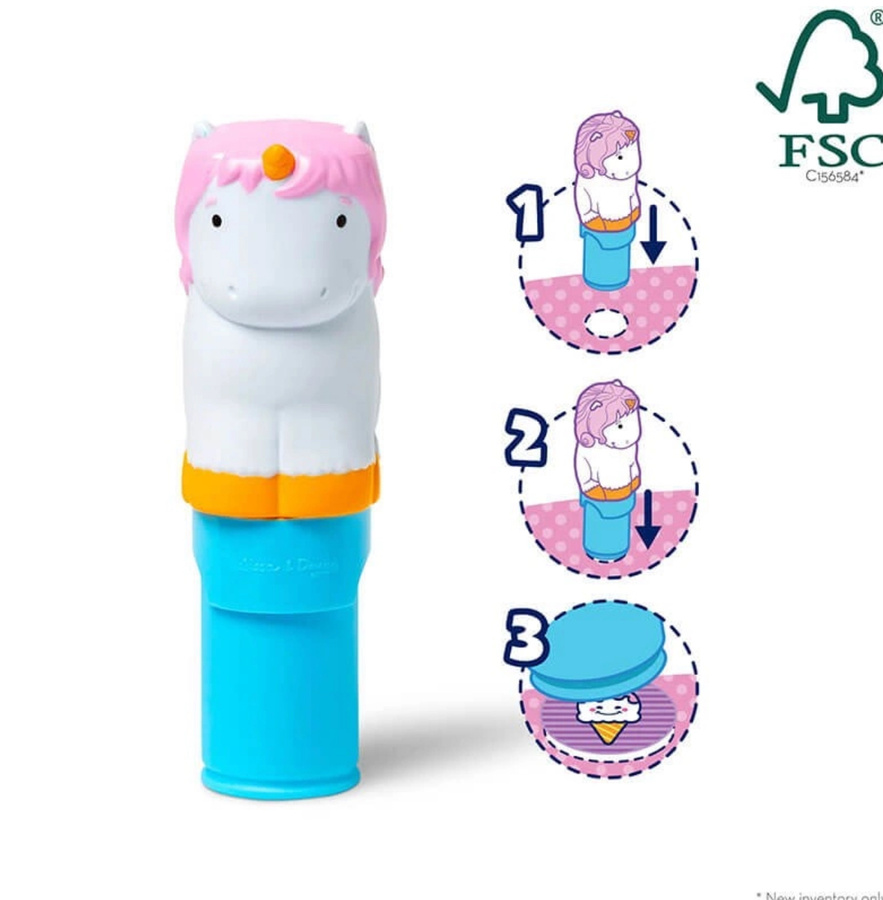 Sticker WOW Jednorożec