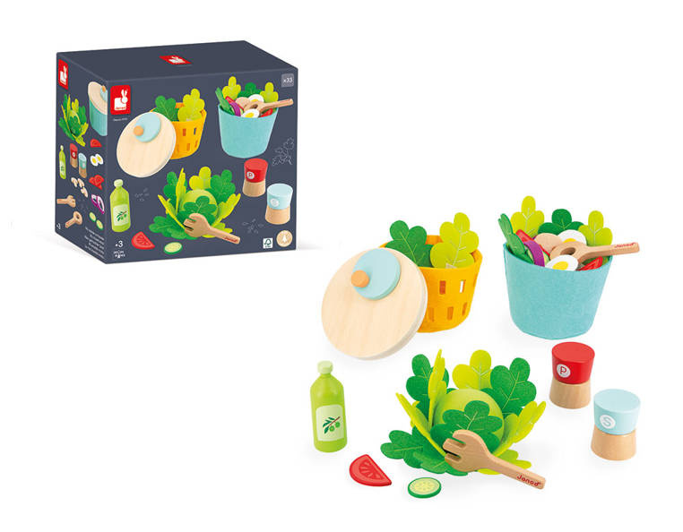 Filcowy zestaw do przyrządzania sałatki