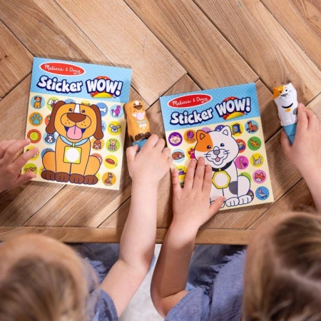 Sticker WOW Zestaw Piesek i Kotek