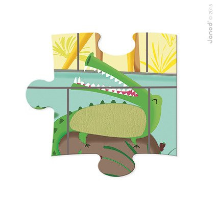 Wycieczka do zoo, puzzle sensoryczne, 20 elementów