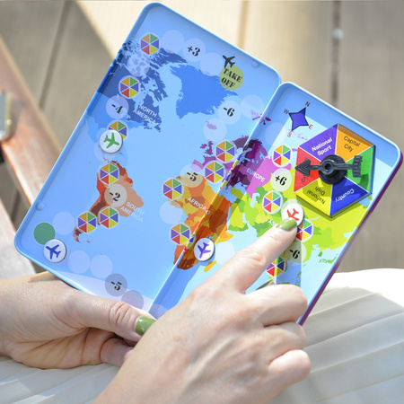 Podróżna gra magnetyczna The Purple Cow - Wyścig dookoła świata