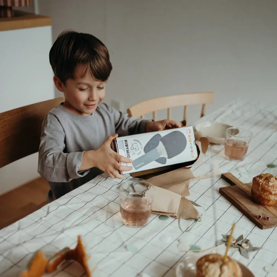 Kidywolf - KIDYMIC-BU - mikrofon karaoke - niebieski