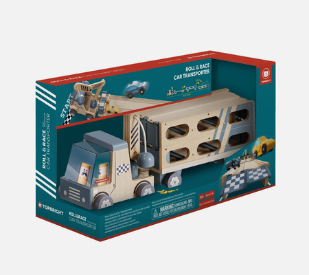 Transporter samochodów i tor wyścigowy 2w1, 36m+, Topbright