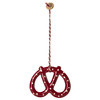 Dekoracja bożonarodzeniowa - Metal ornament, Pretzel - Dot