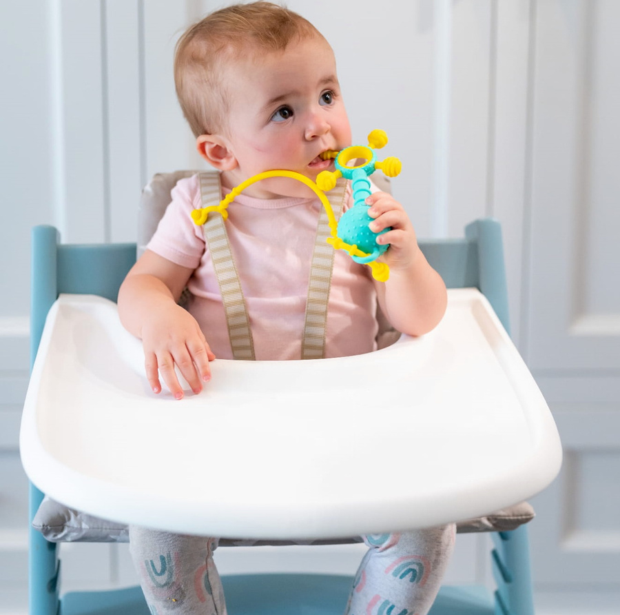 Zestaw silikonowych zaczepów, niebieskie