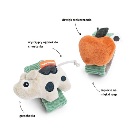 Done by Deer Zabawka na Rączkę 2szt Sand