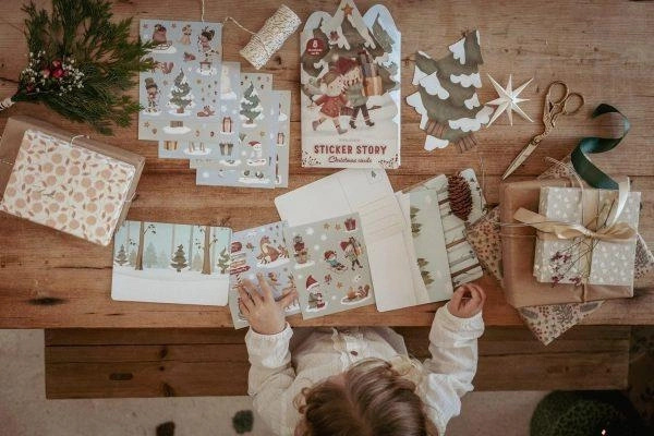 Little Dutch Świąteczna opowieść - naklejki z planszami