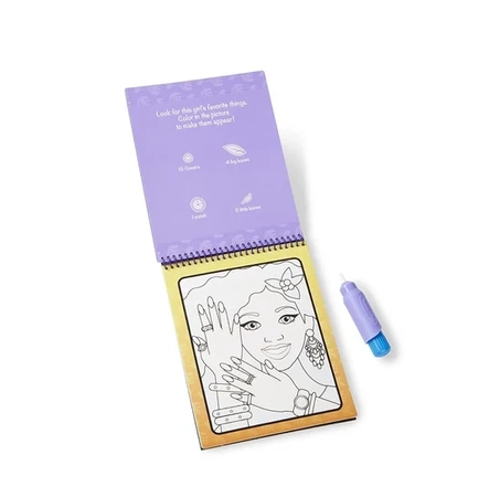 Kolorowanka WaterWow - książeczka Makijaż Manicure