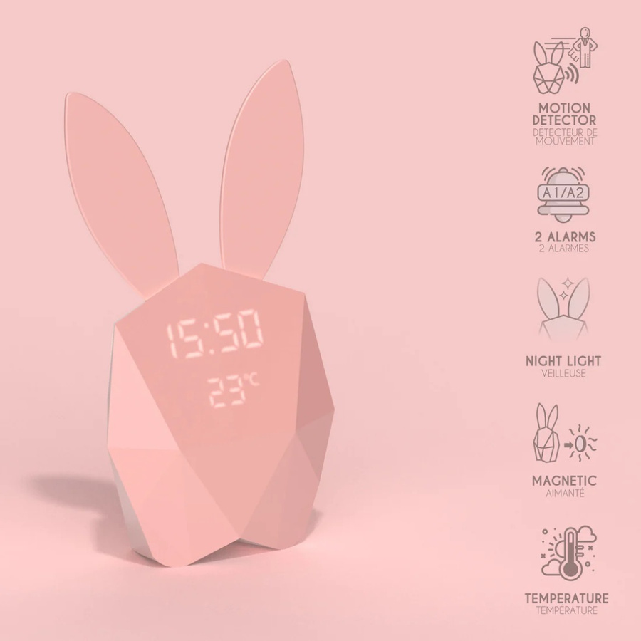 Budzik Cutie z aplikacją na Smartphona, Niebieski