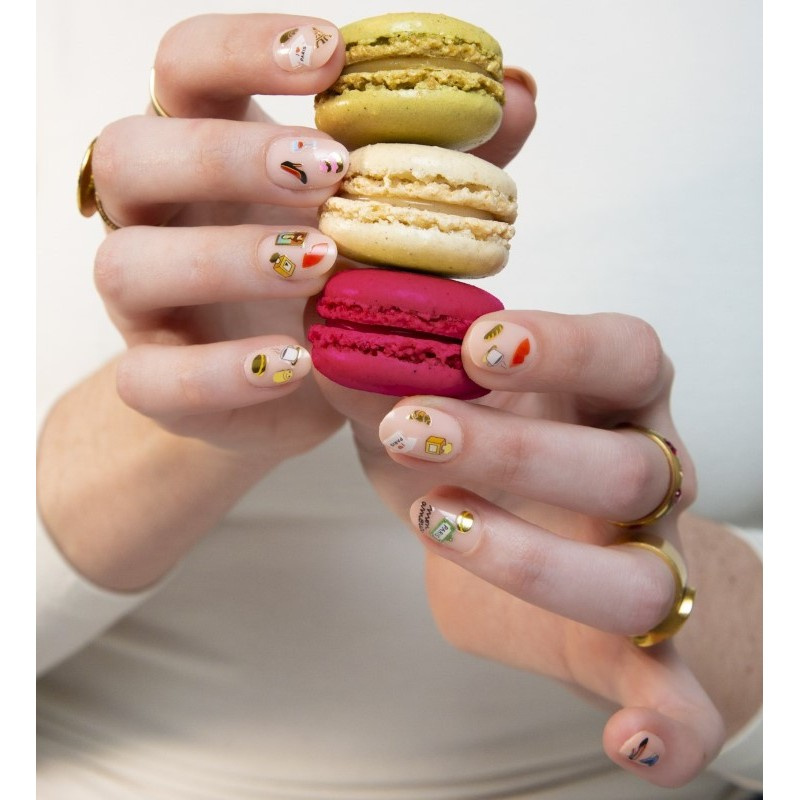 NAKLEJKI NA PAZNOKCIE PARIS - 120 SZTUK