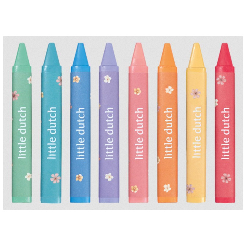 Little Dutch - Kredki woskowe Rosa&Friends