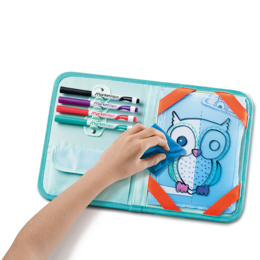 Tablica przezroczysta, suchościeralna w walizeczce - Creativ