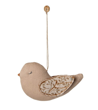 Ozdoba z tkaniny, Ptak - Gałęzie - Niebieski