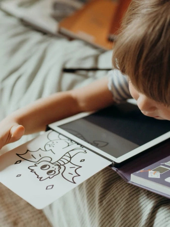 Kidywolf - KIDYDRAW-MINI-OUT - pad rysunkowy z ekranem LCD "dawno dawno temu"