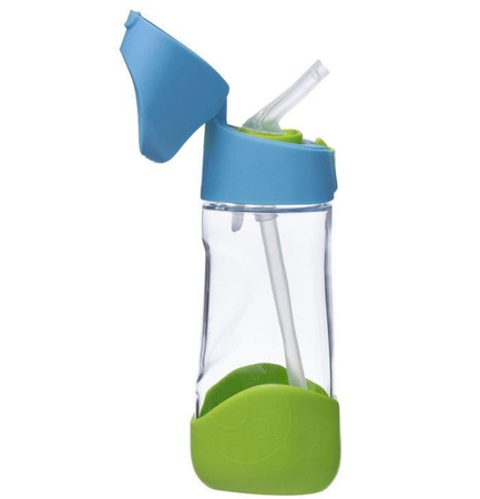 Butelka tritanowa ze słomką, Ocean Breeze 450 ml