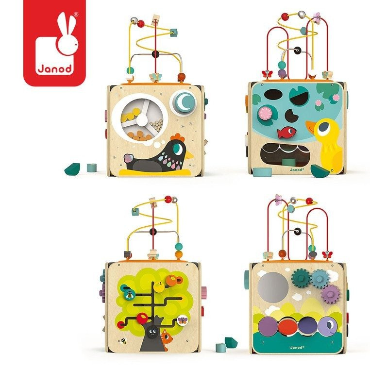 WIELOFUNKCYJNA KOSTKA EDUKACYJNA Z PĘTLĄ DUŻA