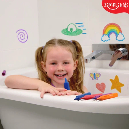 Kredki do kąpieli – malowanie wanny 6 kolorów