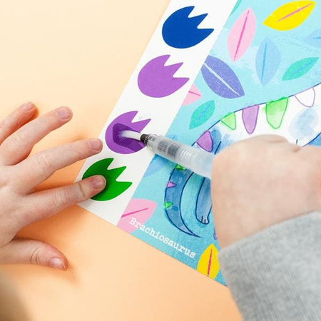 Tiger Tribe Przenośne Kolorowanki Wodne – Dinozaury