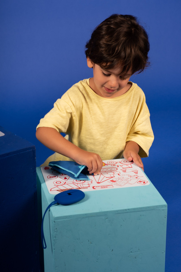 Super Petit Silikonowy uchwyt - niebieski