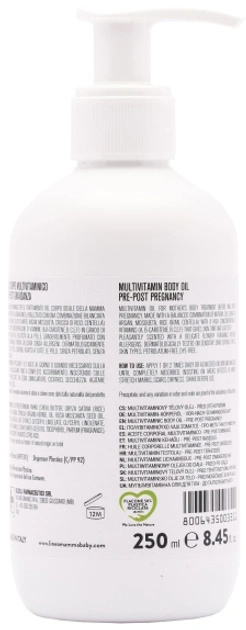 Multiwitaminowy olejek do pielęgnacji ciała dla mam, 250 ml