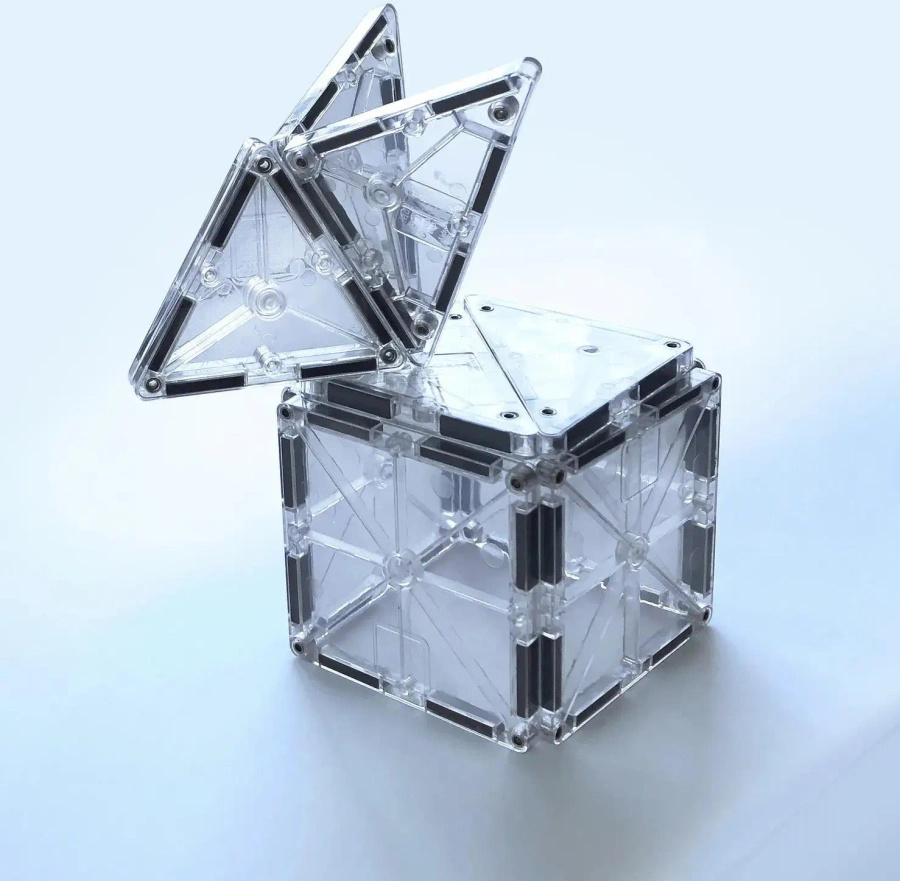 MAGNA-TILES® Klocki magnetyczne ICE 16 el.- uniwersalny MAGNA-TILES