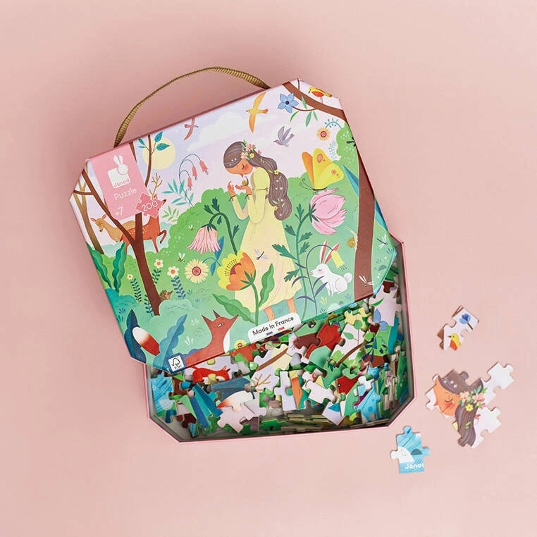 Puzzle w walizce Matka natura 200 elementów 7+