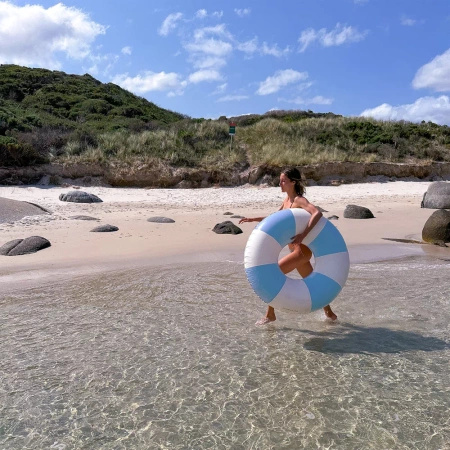 Koło do pływania Blue Stripe