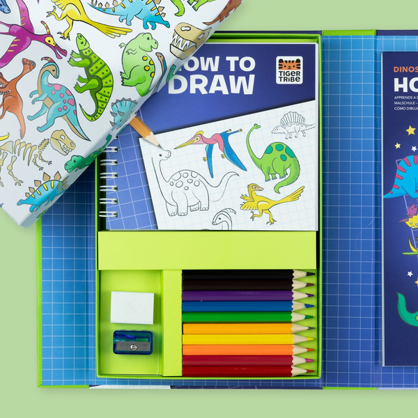 Tiger Tribe Jak Rysować - Dinozaury