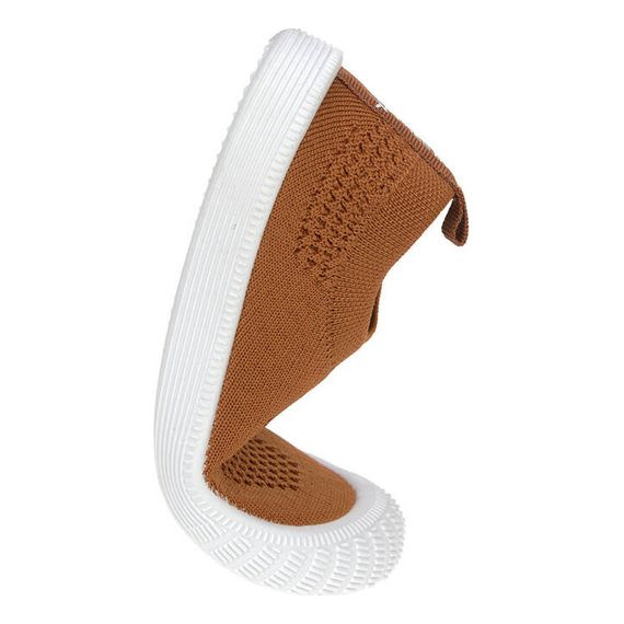 Lassig - Ultrawygodne elastyczne trampki dziecięce z antypoślizgową podeszwą - Splash & Fun caramel - 22